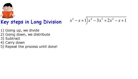 (x^4-3x^3+2x^2-x+1) divided (x^2-x+1) has a quotient of x^2-2x-1 and a remainder of 2