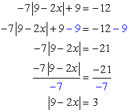 |9-2x|=3