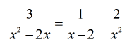 3/(x^2-2x) =  - 2/x^2