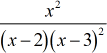 x^2/(x-3)(x-3)^2