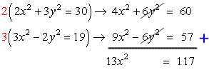 13x^2=117