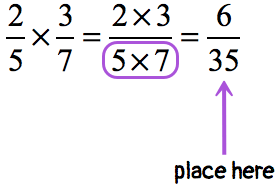 5 × 7 = 35