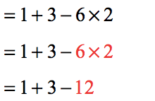 =1+3-12