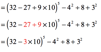 = (32-3*10)^5-4^2/8+3^2