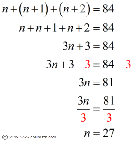 The Sum of Consecutive Integers - ChiliMath
