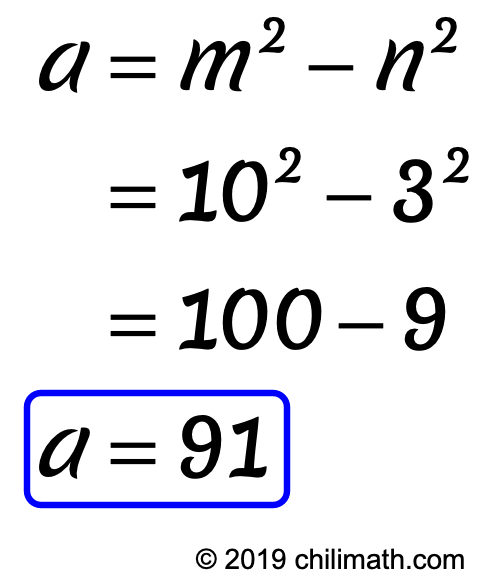 a=91