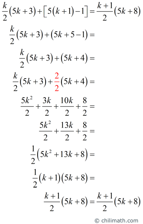 (k+1)/2(5k+8)=(k+1)/2(5k+8)